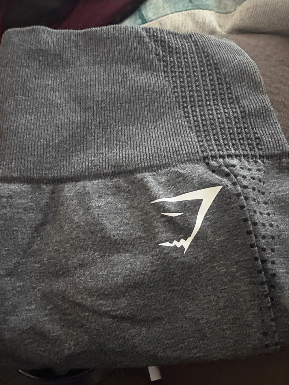 Gymshark Seamless Athletic Leggings with White Logo